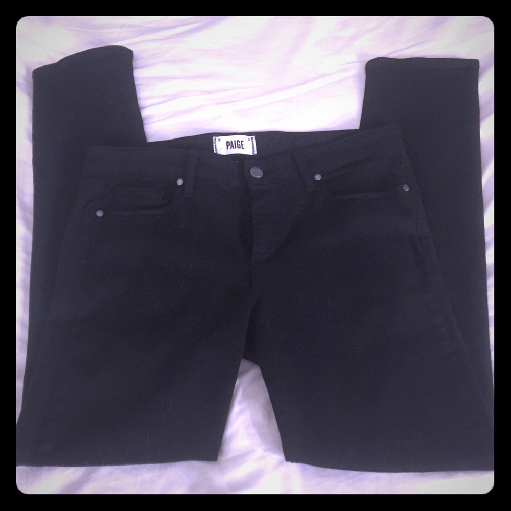 *NEVER WORN* Paige black skinny jeans